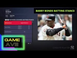 Barry Bonds Swing Mlb the Show 23