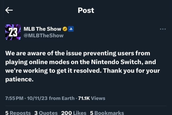 Mlb the Show 23 Connection Issues