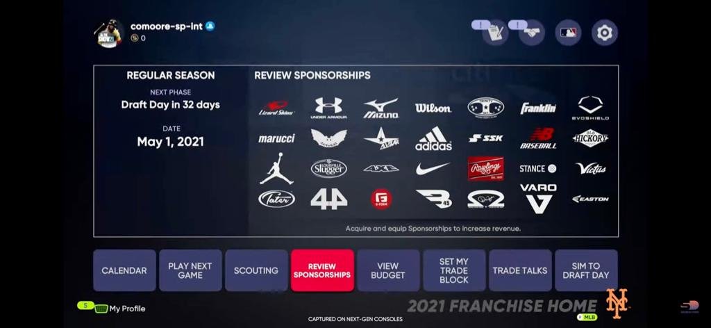 What Do Sponsorships Do in Mlb the Show